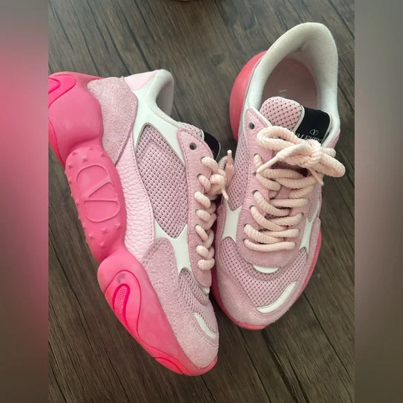 Valentino sneakers pink chunky sneakers size 38/8 - Picture 12 of 14